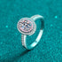 Oval Cut Moissanite Halo Engagement Ring Kay - Jewelry